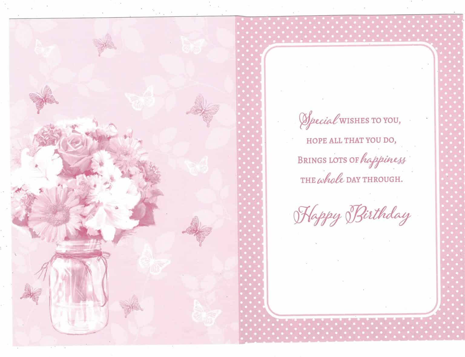 Godmother Birthday Card 'To A Wonderful Godmother On Your Birthday ...