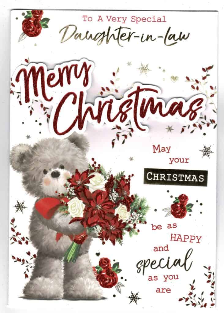 Daughter In Law Christmas Card 'To A Very Special Daughter In Law' Large Card 17 cm x 24.5 cm