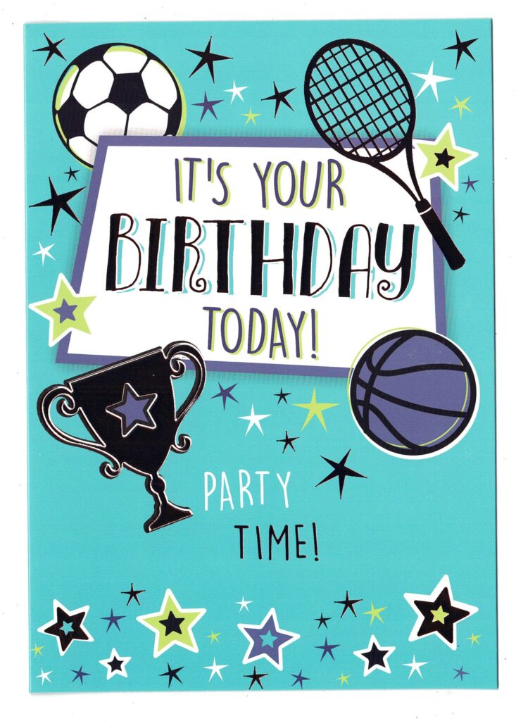 General Birthday Card Juvenile Design For Boys 'It's Your Birthday ...