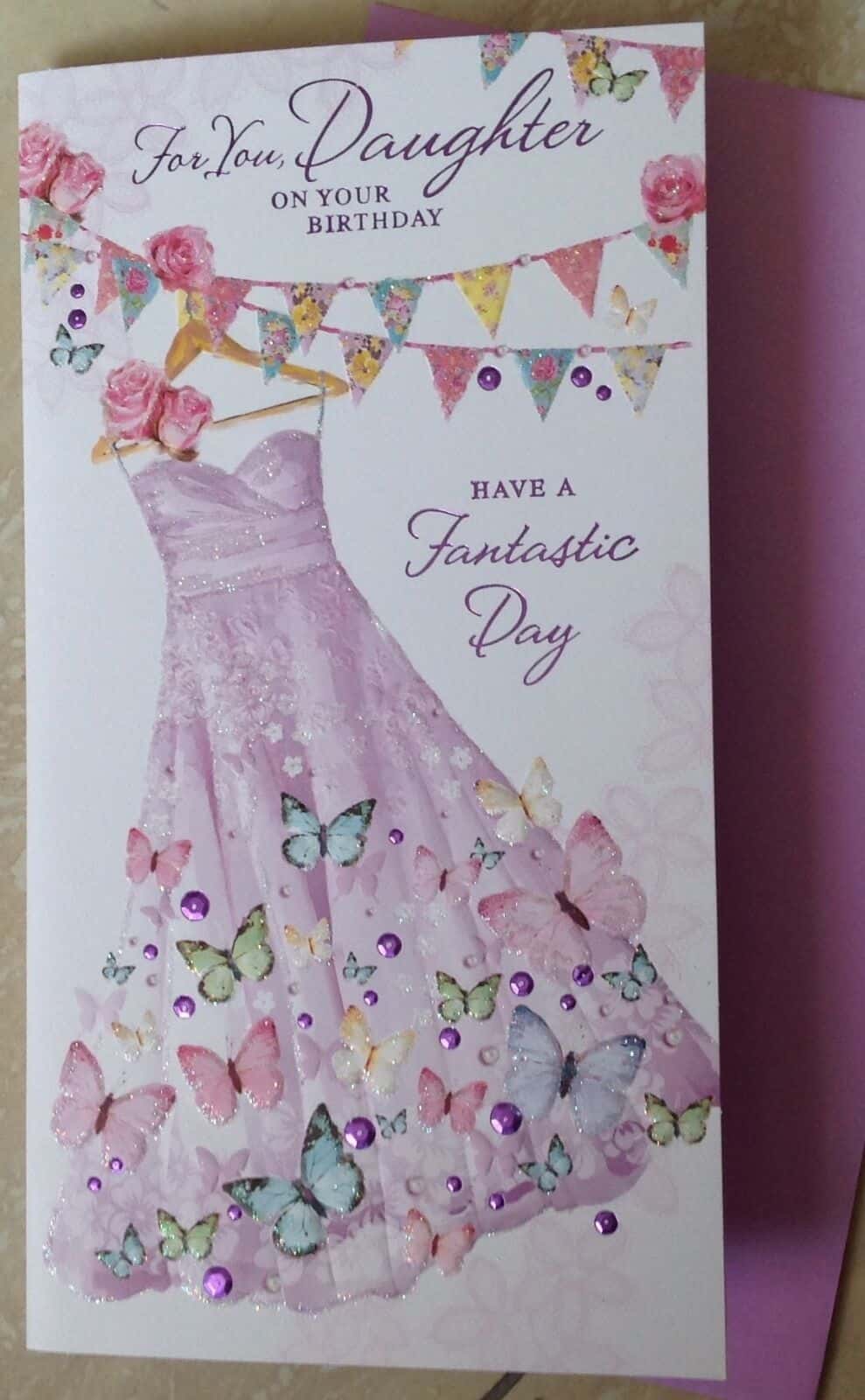 Free Printable Foldable Birthday Cards For Daughter