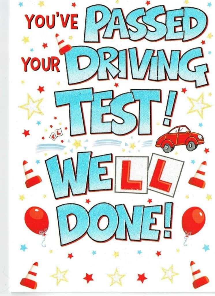 Passed Your Driving Test Card ~ Funky Style By Simon Elvin With Love Ts And Cards 