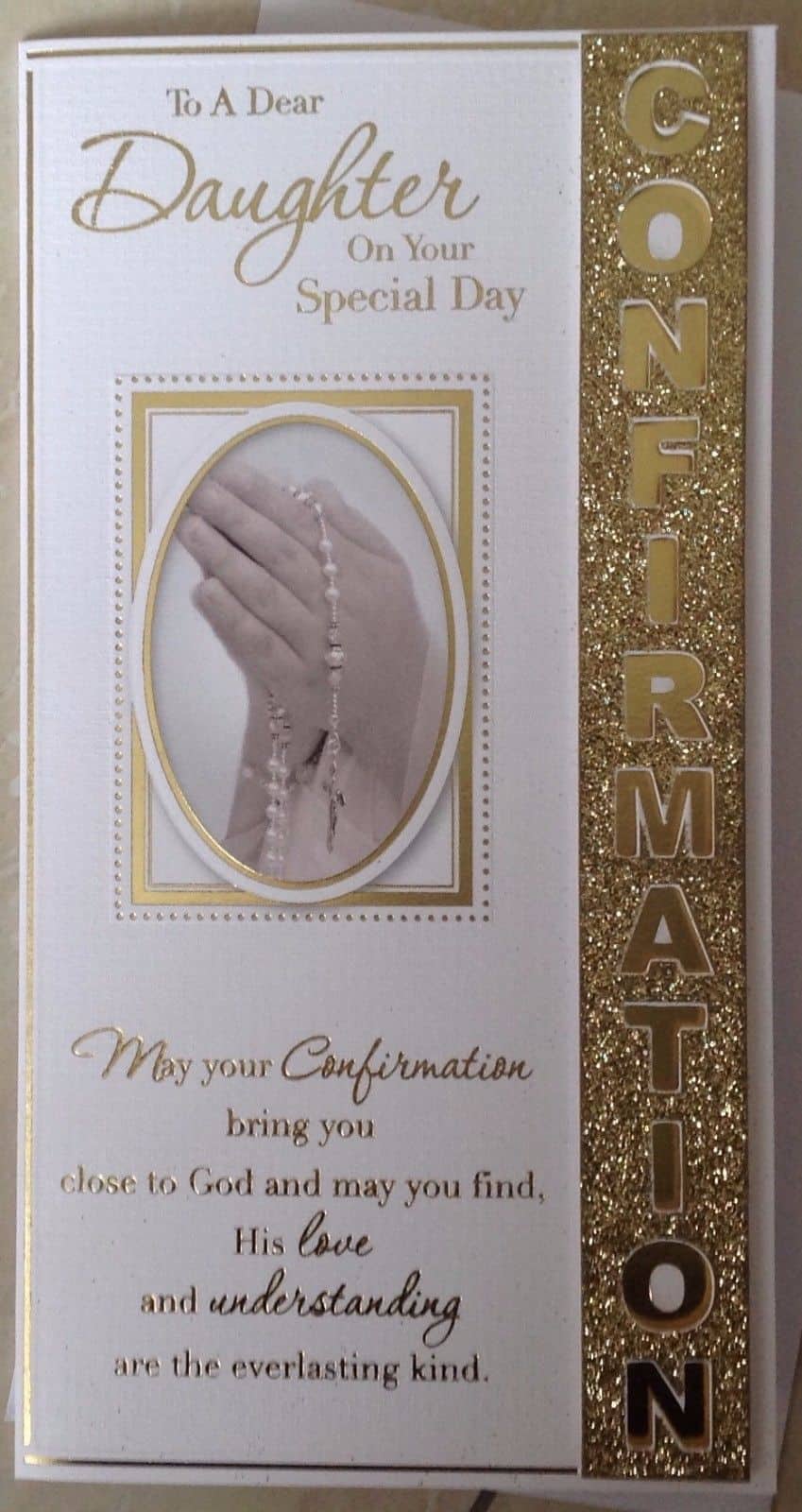 Daughter Confirmation Card With Love Gifts Cards