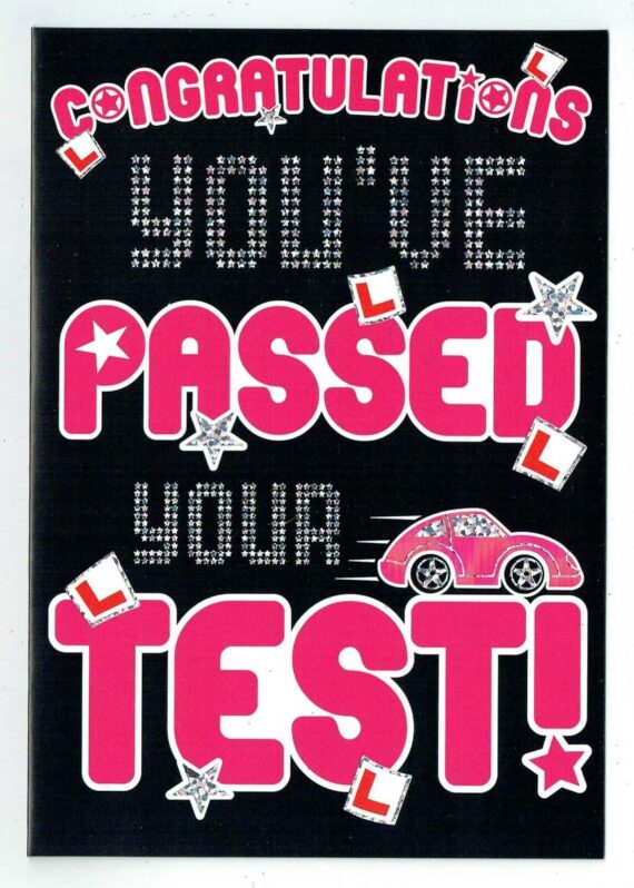 Driving Test Congratulations Card Congratulations With Love Ts And Cards 